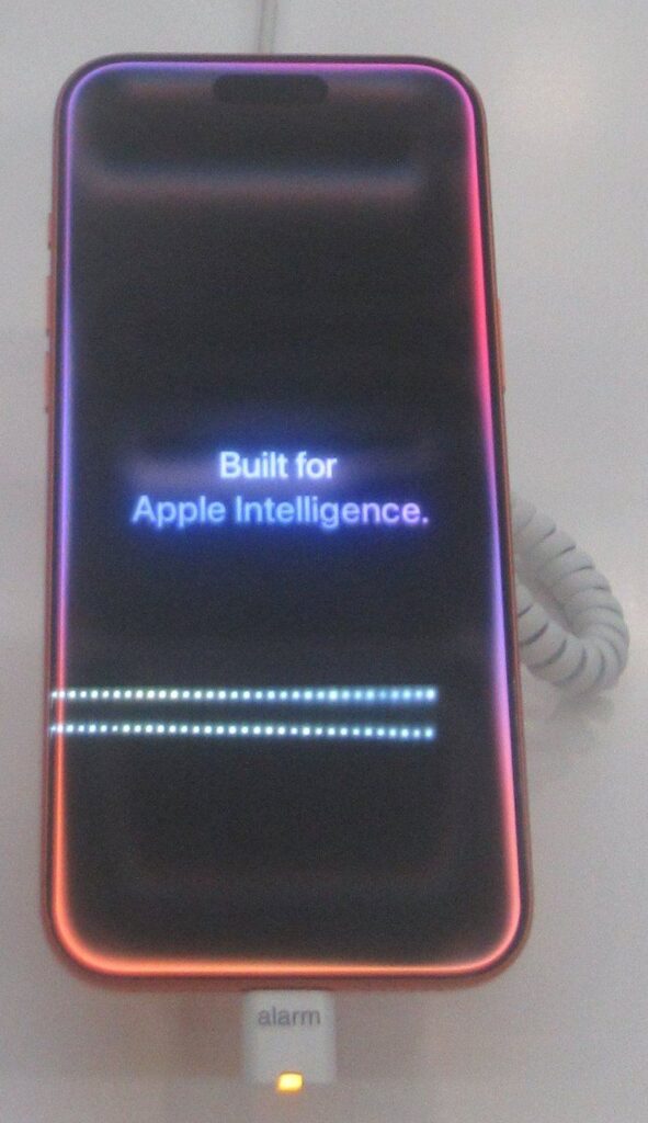 close-up of a smartphone processor chip